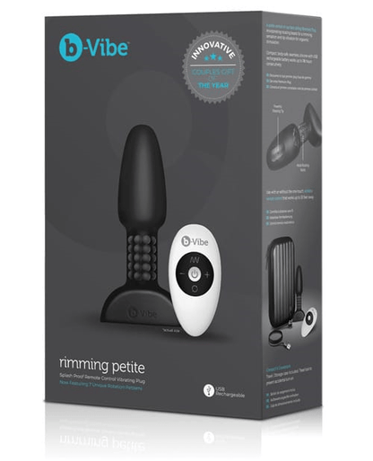 b-Vibe Anal Toys Black b-Vibe Rimming Petite Plug