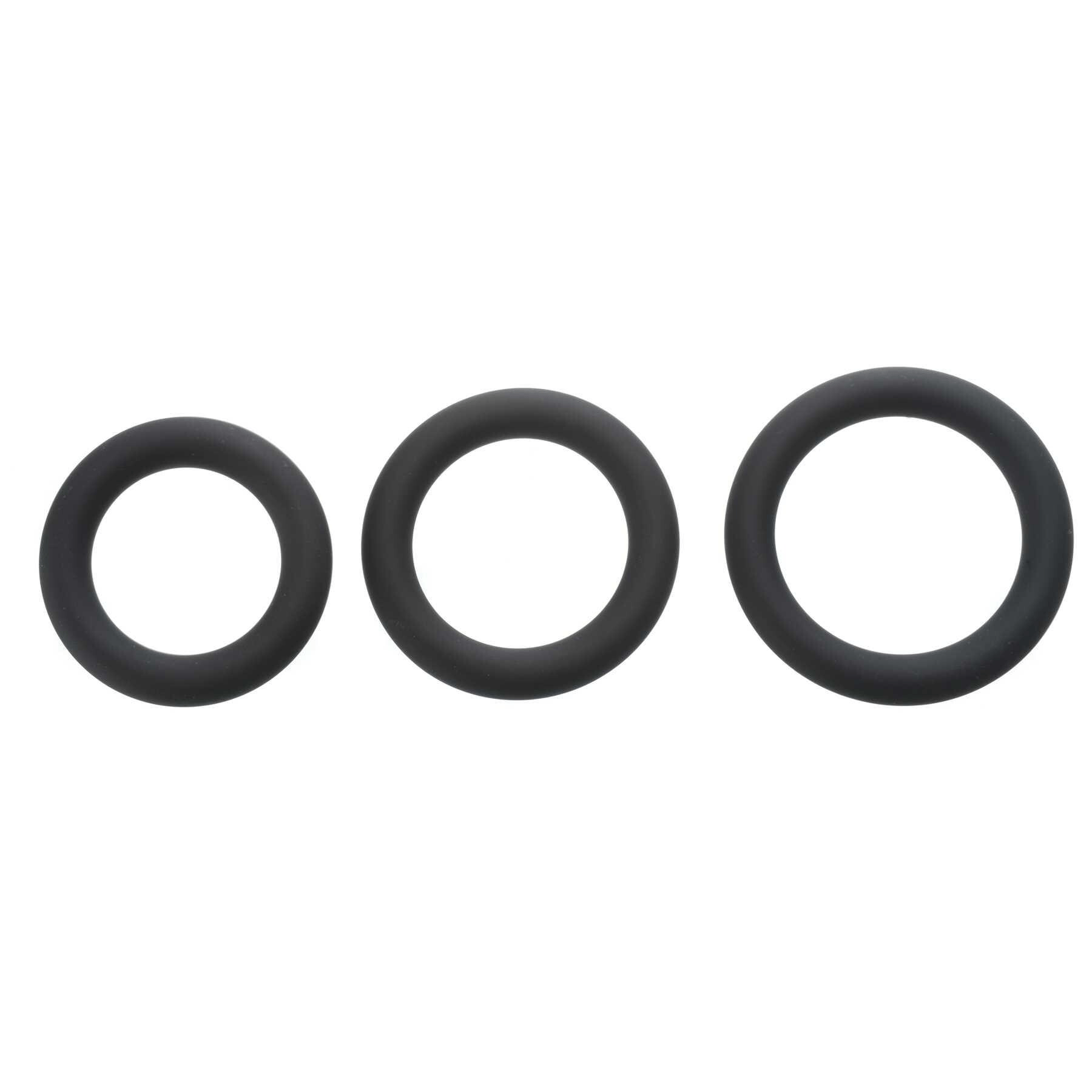 Adam & Eve Cock Rings Adam & Eve Silicone Penis Ring Set