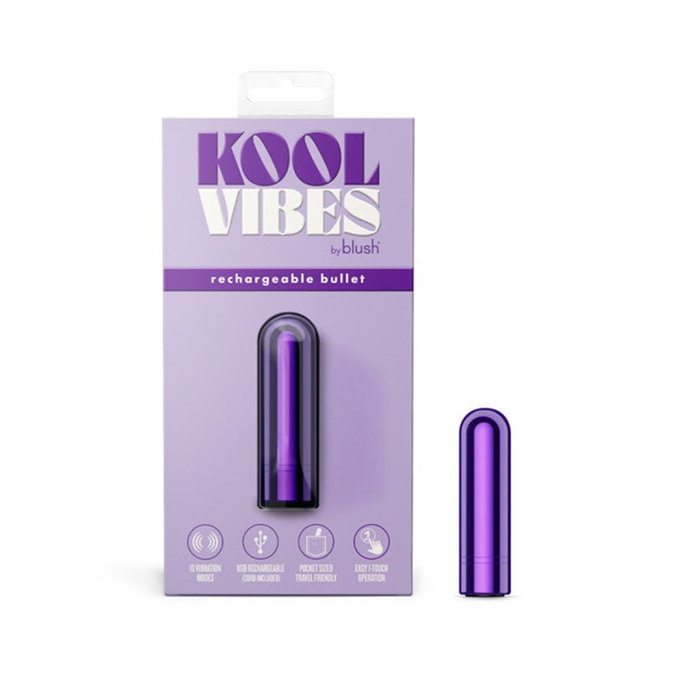 Blush Bullets & Mini Vibes Grape Blush Kool Vibes Rechargeable Bullet