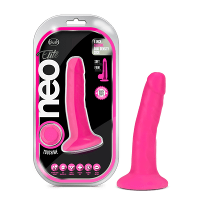 Blush Dildos Blush Neo Elite 6 Inch Silicone Dual Density Pink Cock