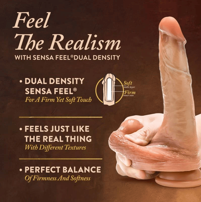 Blush Renaissance DaVinci Sliding Foreskin Dildo detail