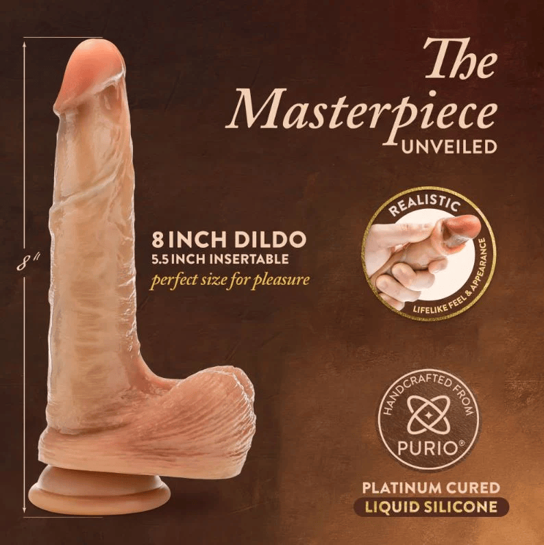 Blush Renaissance DaVinci Sliding Foreskin Dildo detail