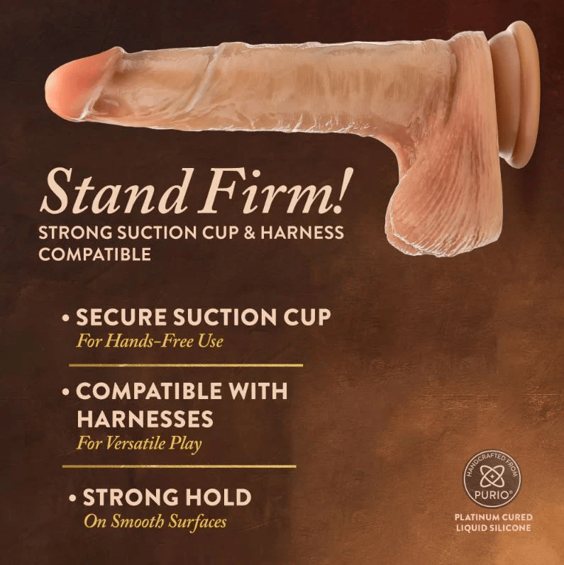Blush Renaissance DaVinci Sliding Foreskin Dildo detail