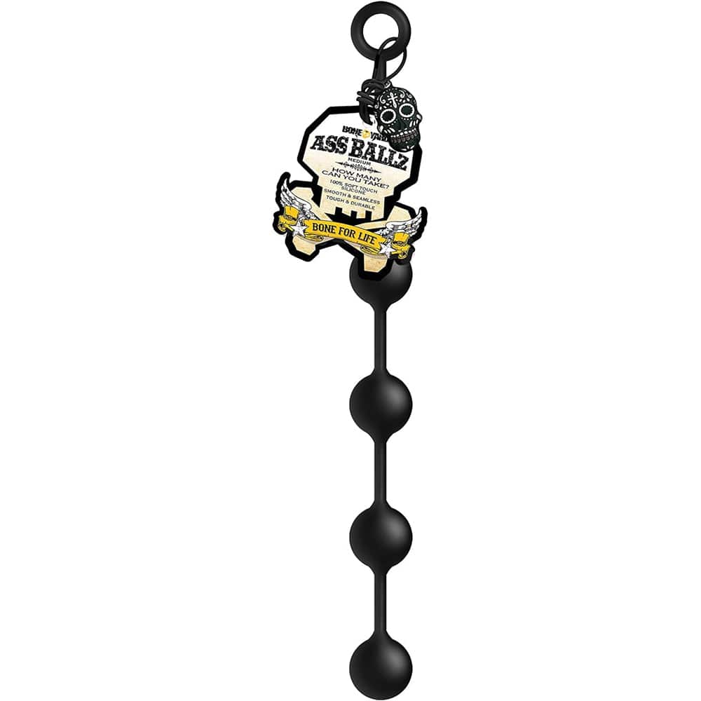 Boneyard Toys Anal Toys Medium Boneyard Toys Ass Ballz Silicone Anal Beads