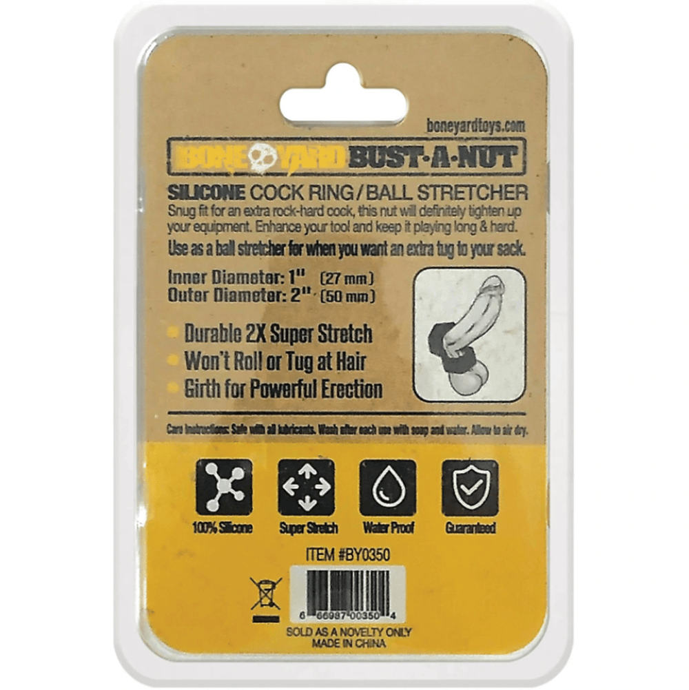 Boneyard Toys Cock & Balls Boneyard Toys Bust-A-Nut Cock Ring/Ball Stretcher