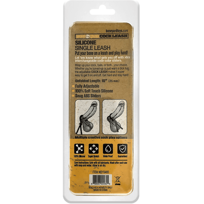 Boneyard Toys Cock Rings Boneyard Toys Cock Leash Single Slide Adjust