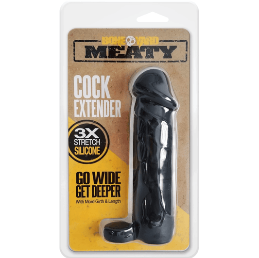 Boneyard Toys Black Boneyard Toys Meaty Cock Extender