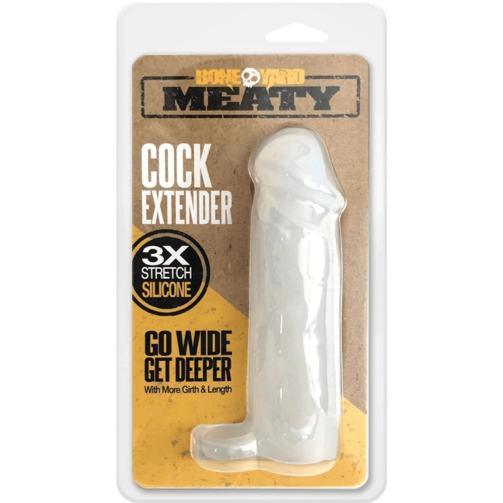 Boneyard Toys Clear Boneyard Toys Meaty Cock Extender