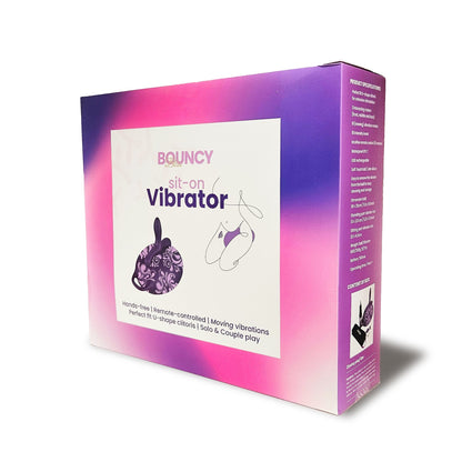 Angled view of Bouncy Bliss Classic hands-free vibrator