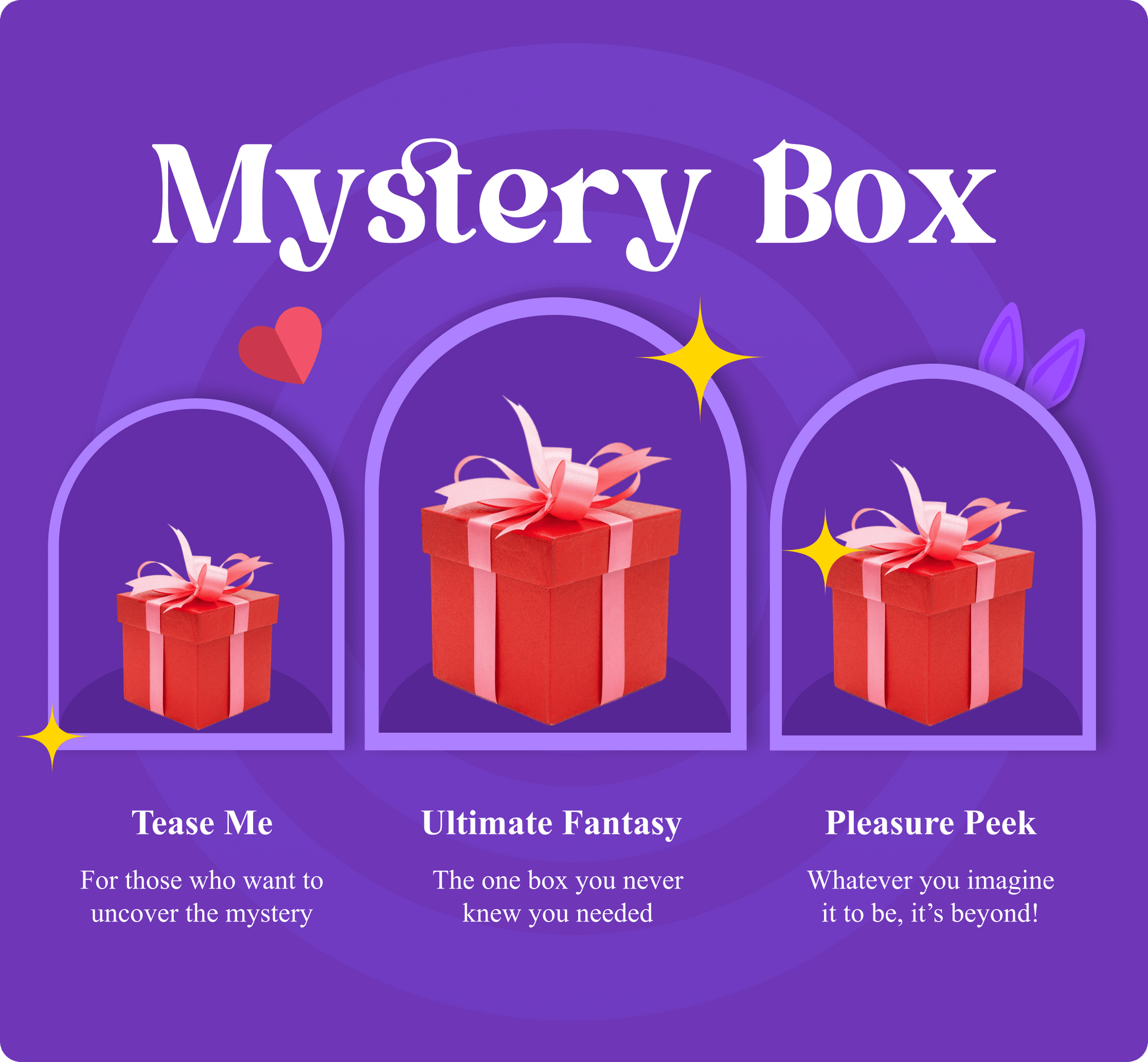 Bote Mystre | Produits Plaisir | XOXTOYS - Sex Toys Canada Bote Mystre | Produits Plaisir | XOXTOYS - Sex Toys Canada