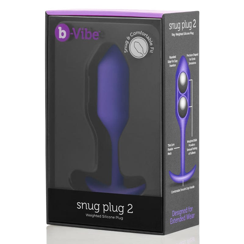 b-Vibe Butt Plugs Purple b-Vibe Snug Plug 2