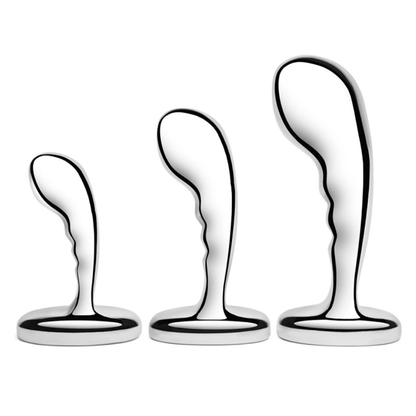 b-Vibe Anal Toys b-Vibe Stainless Steel P-Spot Training Set