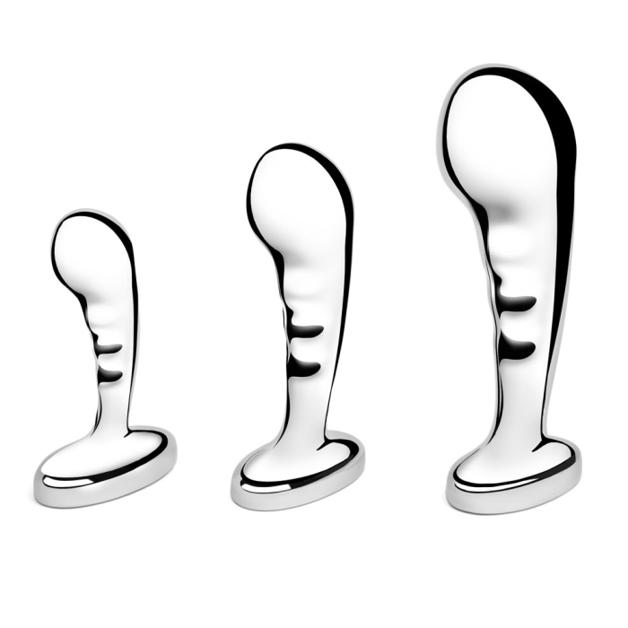 b-Vibe Anal Toys b-Vibe Stainless Steel P-Spot Training Set