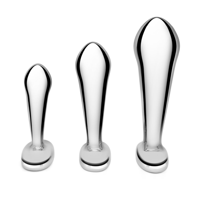 b-Vibe Anal Toys b-Vibe Stainless Steel P-Spot Training Set