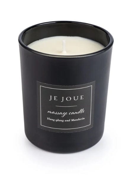 Je Joue Naughty Gift Set: Black Truth or Dare Cards, Mimi, Massage Candle, Silk Blindfold & Restraint