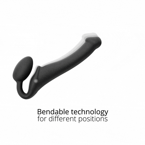 STRAP-ON-ME Strapless Strap-On VIBRATING BENDABLE STRAP-ON - L - PURPLE