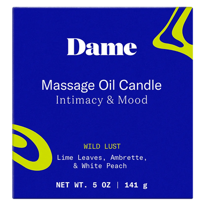 Dame Lubes Massage Oil Candle Wild Lust