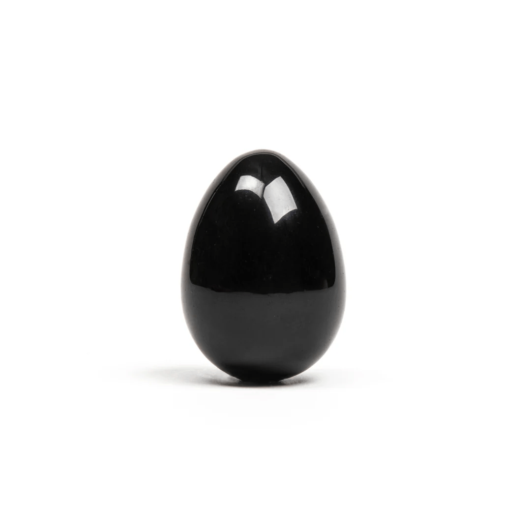 Chakrubs Kegel Toys Chakrubs Obsidian Yoni Egg Drilled
