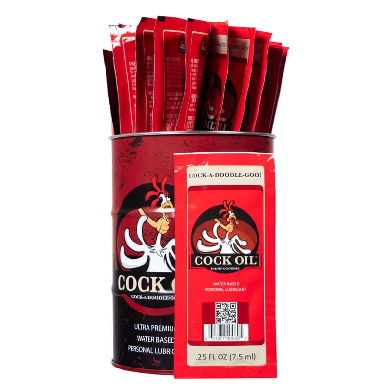 Cock Oil Water Based Lube Cock Oil Premium Water-Based Lubricant Collector’s Edition Drum