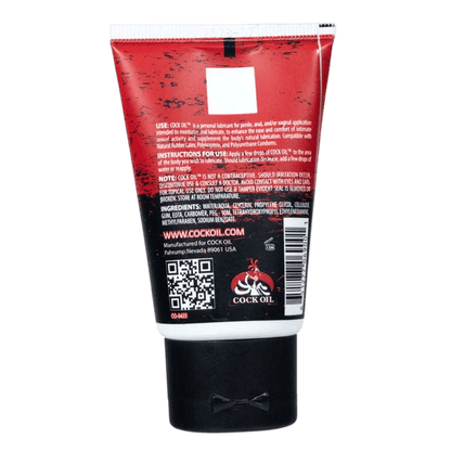 Cock Oil Water Based Lube Cock Oil Premium Water-Based Lubricant Squeeze Tube