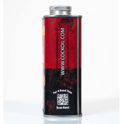 Cock Oil Water Based Lube Cock Oil Premium Water-Based Lubricant Tin Can