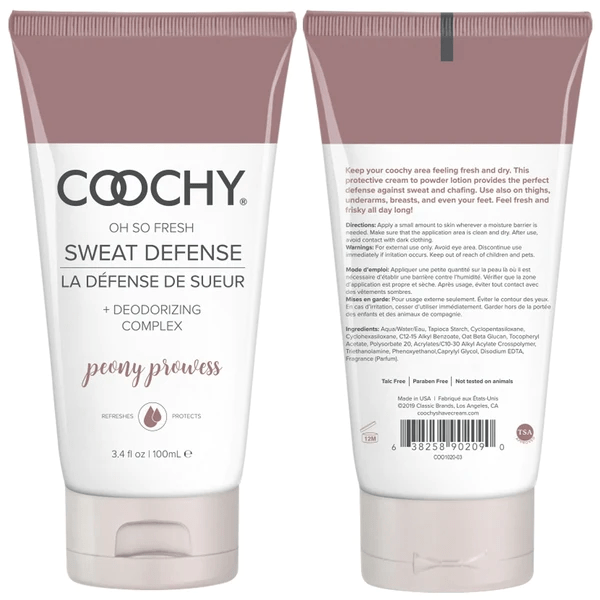 Coochy Lubes & Lotions Coochy Sweat Defense Peony Prowess