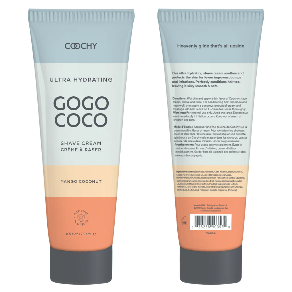Coochy Lubes & Lotions Coochy Ultra Hydrating Shave Cream Mango Coconut