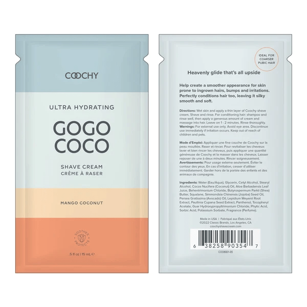 Coochy Lubes & Lotions Coochy Ultra Hydrating Shave Cream Mango Coconut