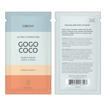 Coochy Lubes & Lotions Coochy Ultra Hydrating Shave Cream Mango Coconut