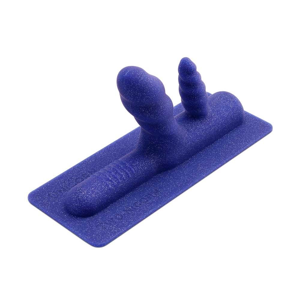 Cowgirl Accessories Cowgirl Two-Nicorn Textured Double Penetration Attachment