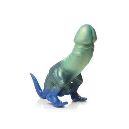 Creature Cocks Jurassic Cock Dinosaur Silicone Dildo angled view