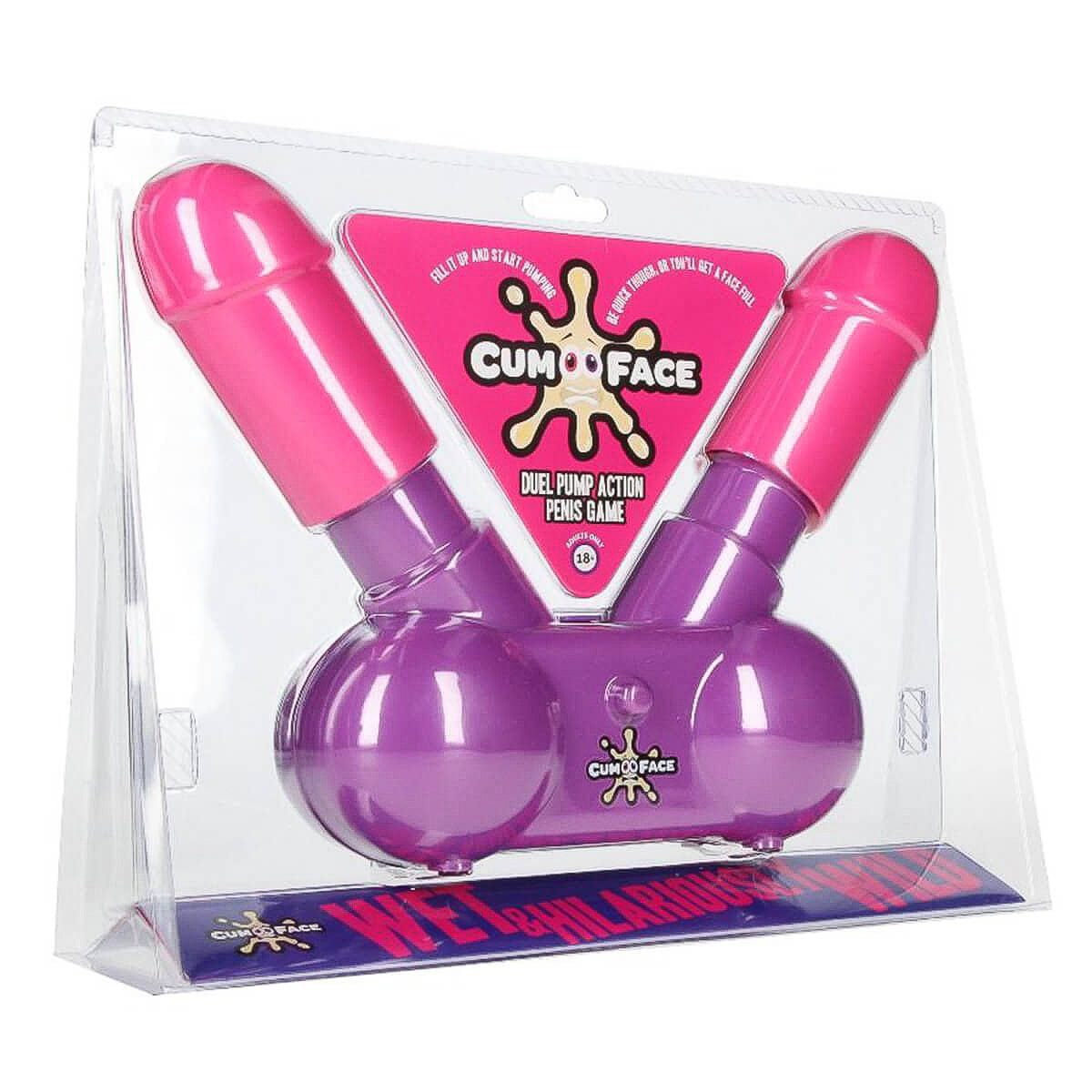 Cum Face Duel Pump Action Penis Game