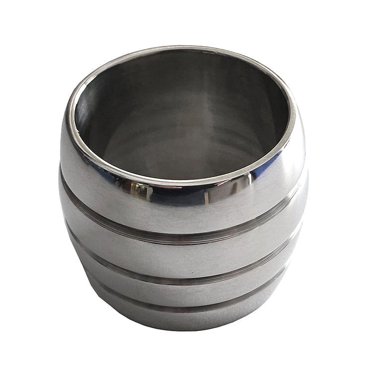 Rouge Cock & Balls Stainless Steel Round Cock Ring 45mm by 45mm