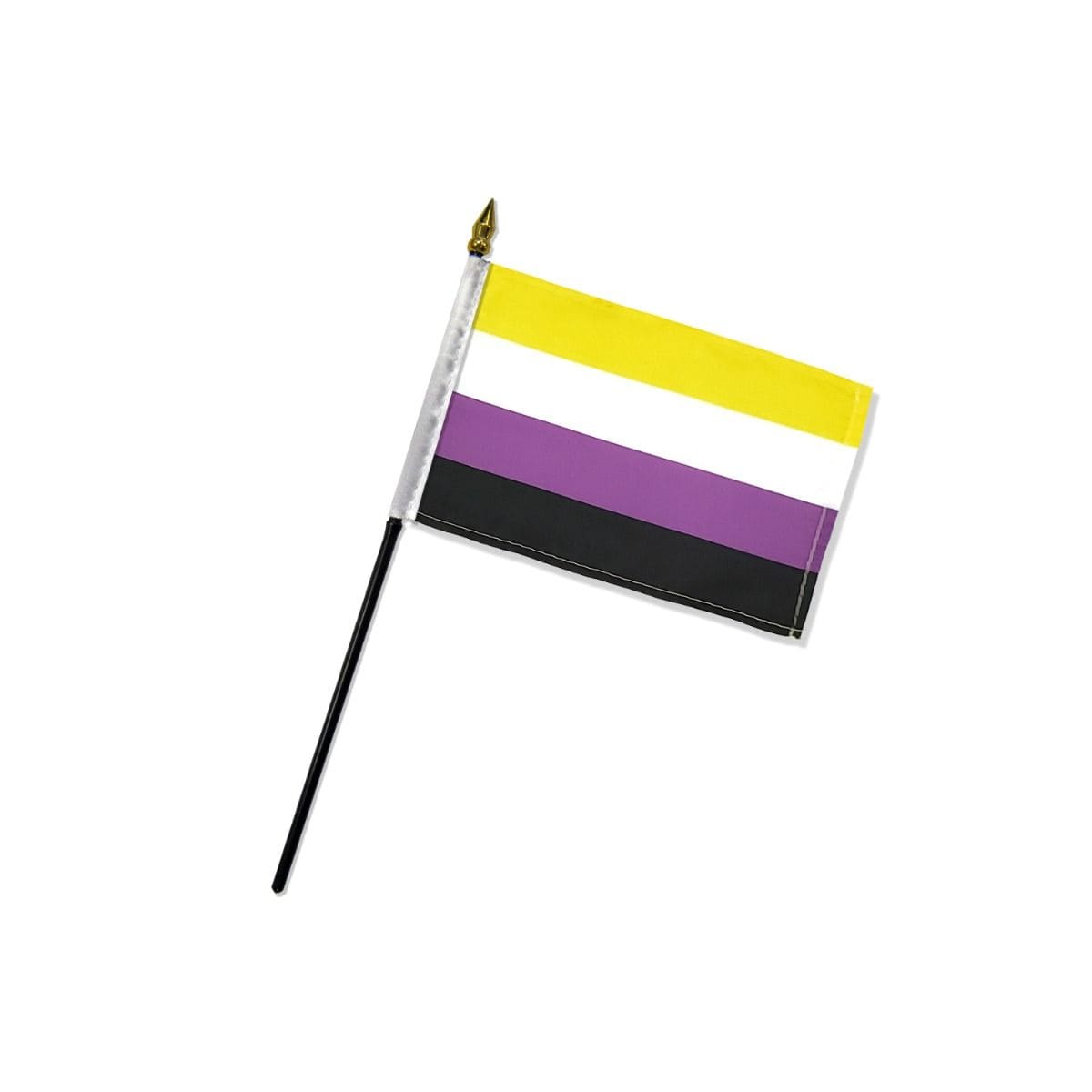 Flags Importer Pride Flags Flags Importer 4"x 6" Non-Binary Stick Pride Flag