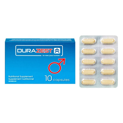 Durazest for Men 10-pill package with pills
