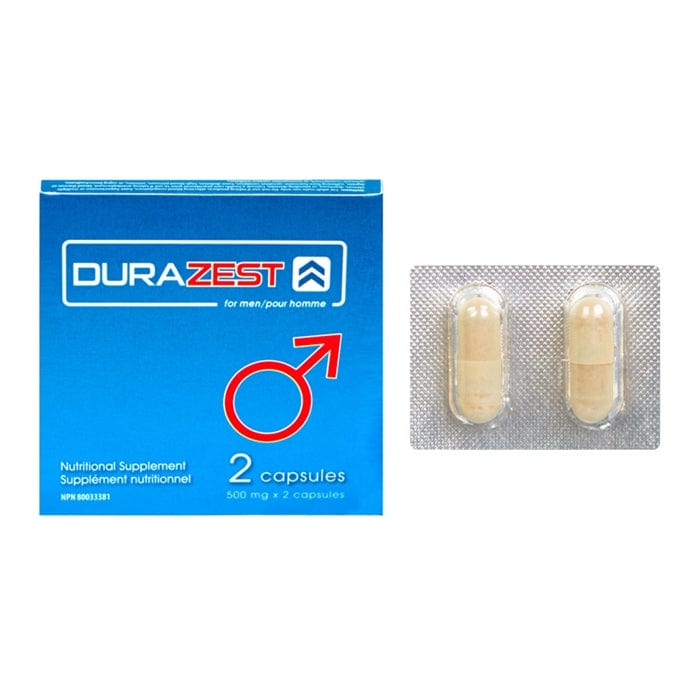 Durazest for Men 2-pill package with pills