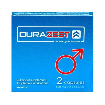 Durazest for Men 2-pill packaging