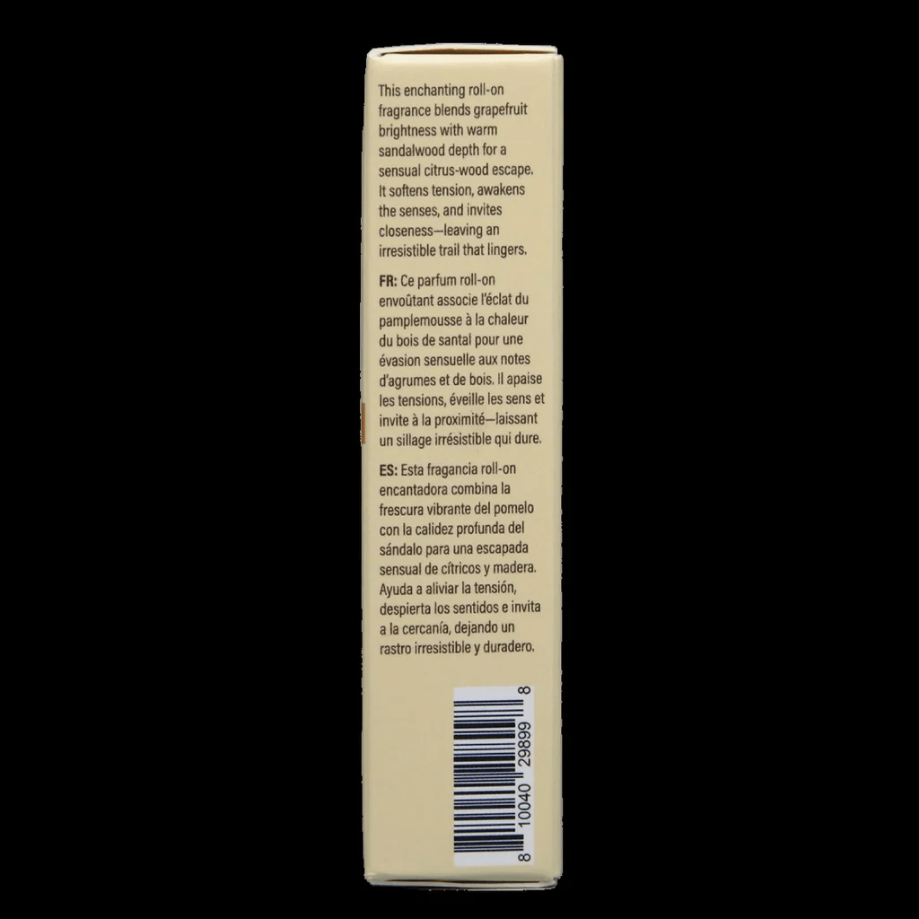 Earthly Body Sex Attractant Earthly Body At Night Perfume Roll-On Aphrodisiac Grapefruit Sandalwood