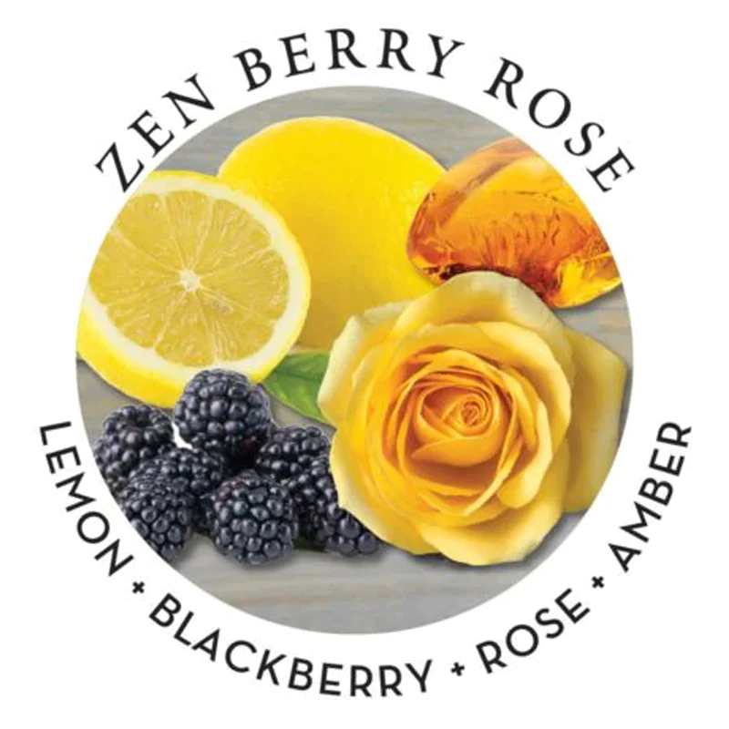 Earthly Body Hemp Seed Massage Oil Zen Berry Rose - XOXTOYS