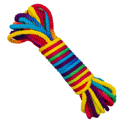 Emojibator Funfetti Rainbow Bondage Rope - XOXTOYS
