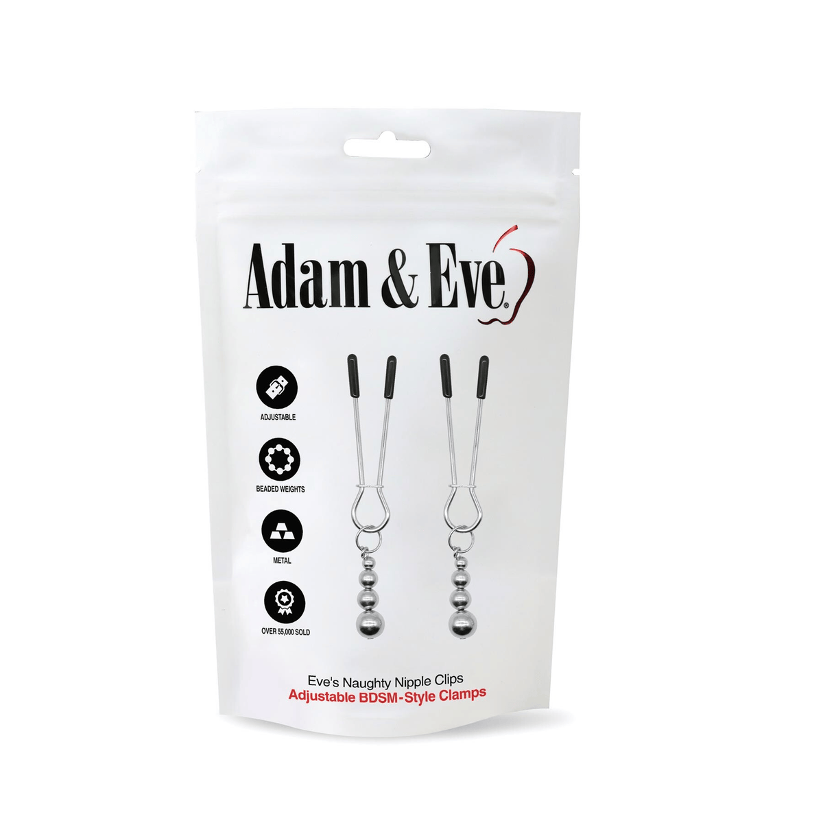 Adam and Eve Eve's Naughty Nipple Clips