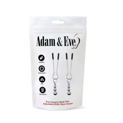 Adam & Eve Nipple Clamps Adam & Eve Eve's Naughty Nipple Clips