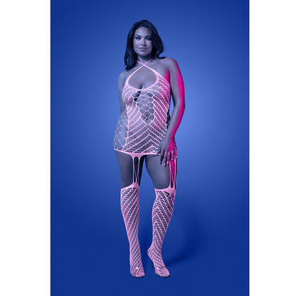 Fantasy Lingerie Lingerie Fantasy Lingerie Glow Metamorphic Bodystocking Dress