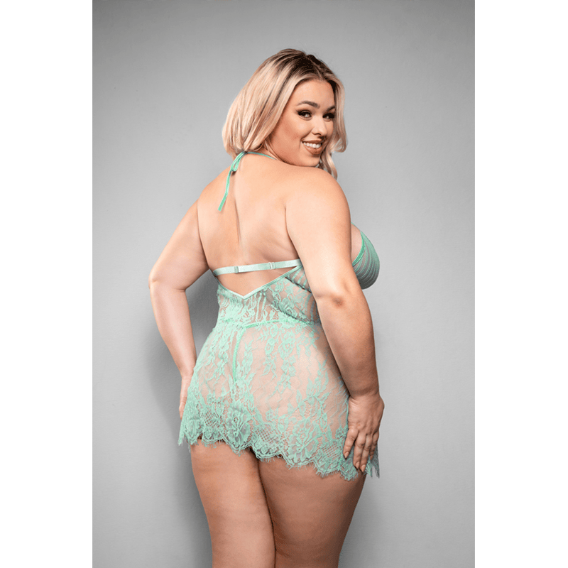 Fantasy Lingerie Lingerie Fantasy Lingerie Marina Chemise & G-String Panty