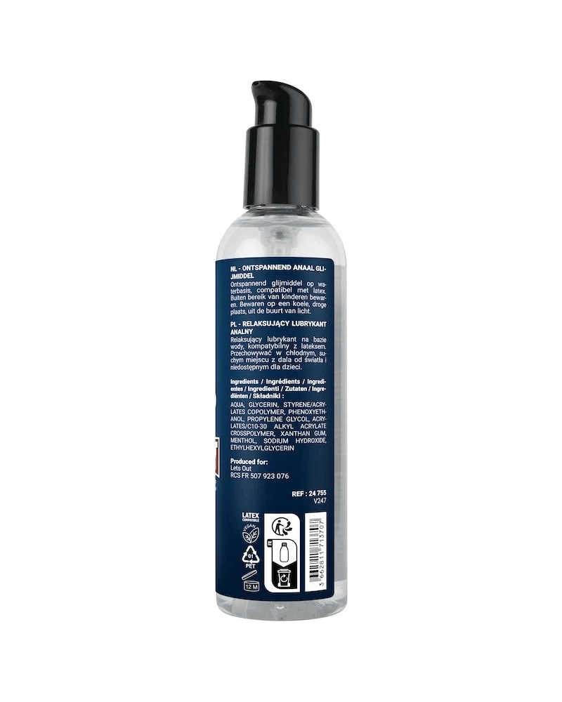 Fuck & Fist Anal Extreme Lubricant 250 ml bottle ingredients list