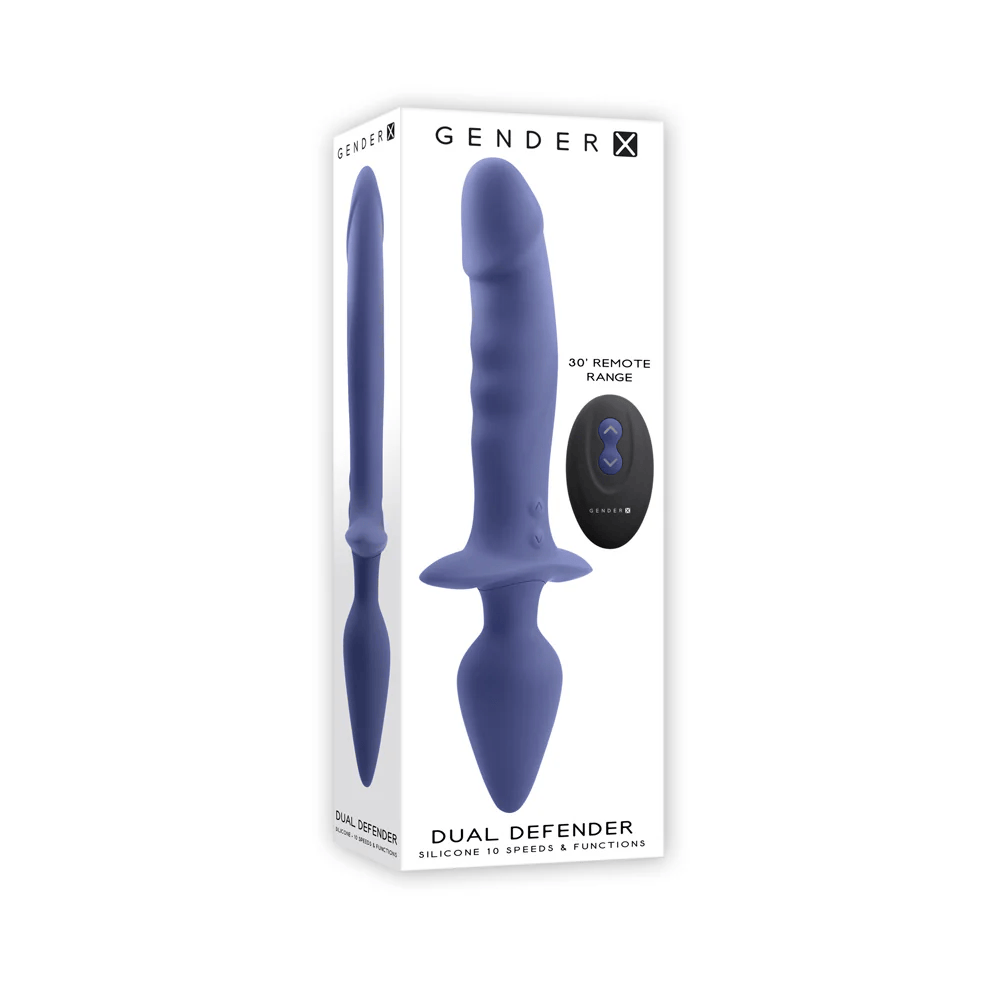 Gender X Vibrators Gender X Dual Defender Remote Control Double Ended Vibrator