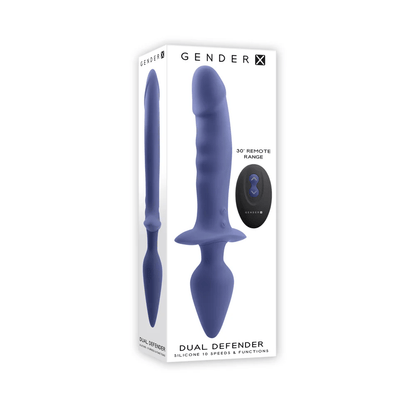 Gender X Vibrators Gender X Dual Defender Remote Control Double Ended Vibrator