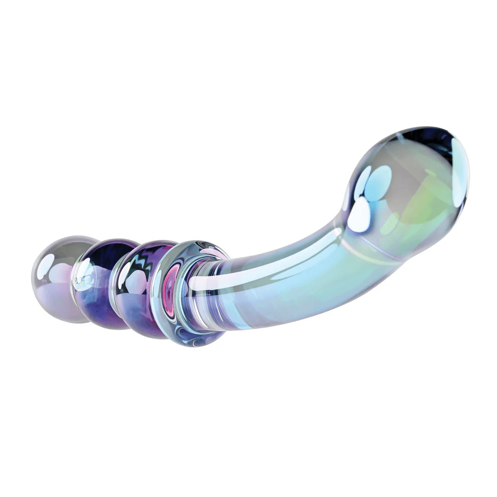 Gender X Glass Dildo's Gender X Lustrous Galaxy Glass Wand Massager Dual-Ended Borosilicate Dildo