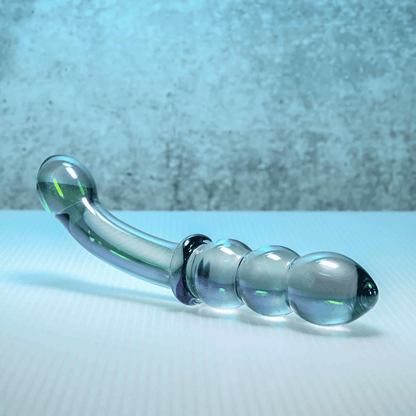 Gender X Glass Dildo's Gender X Lustrous Galaxy Glass Wand Massager Dual-Ended Borosilicate Dildo
