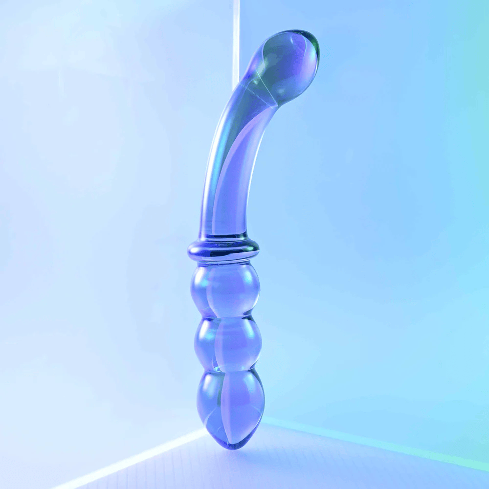 Gender X Glass Dildo's Gender X Lustrous Galaxy Glass Wand Massager Dual-Ended Borosilicate Dildo